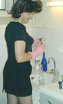Nathalie � la cuisine